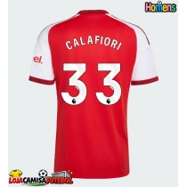 Camisa de Futebol Arsenal Riccardo Calafiori #33 Equipamento Principal 2026-27 Manga Curta